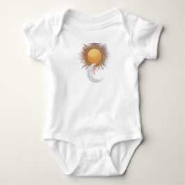 Para Bebê Body Infantil Sol e Lua Fofo