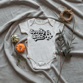 Para Bebê Body Infantil Spooky Babe – Roupa de Halloween Fof