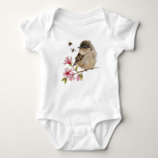 Para Bebê Body Infantil Sweet Baby Bird (Frente)