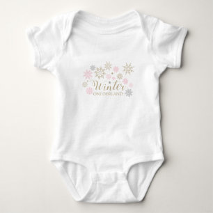 Para Bebê Body infantil Winter ONEderland baby