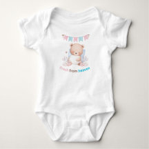 Body Macacão Urso Teddy Fresco do Céu | Bonito
