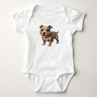 Para Bebê Body pour bébé "Bébé Pitbull"