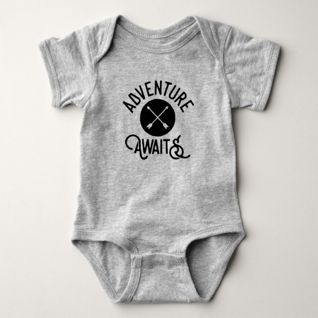 Para Bebê Body Suit Aventura Espera (Frente)