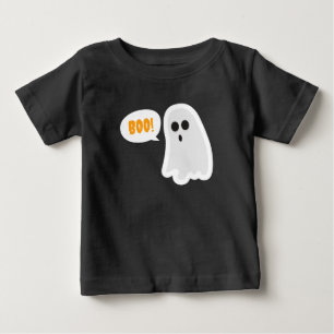 Para Bebê BOO! Camiseta Ghost Halloween Bonita