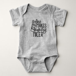 Para Bebê Café Torna a Mamãe Mais Simpática Body