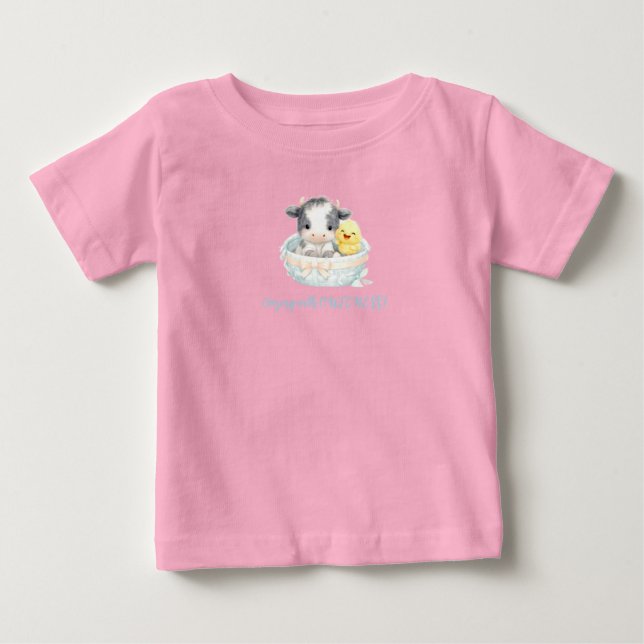 Para Bebê Camiseta (Frente)