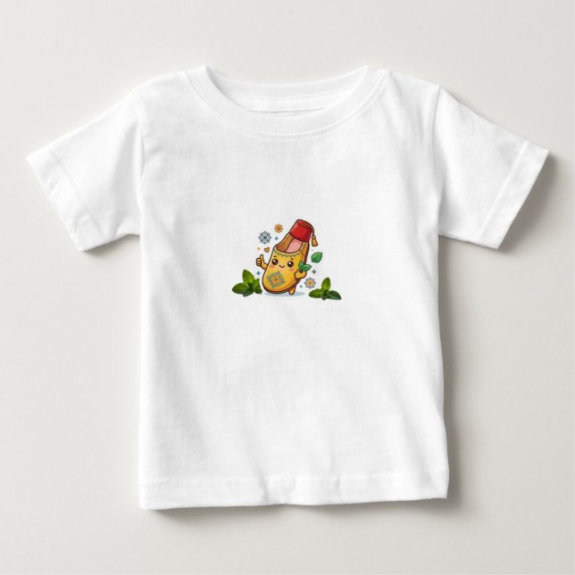 Para Bebê Camiseta (Frente)