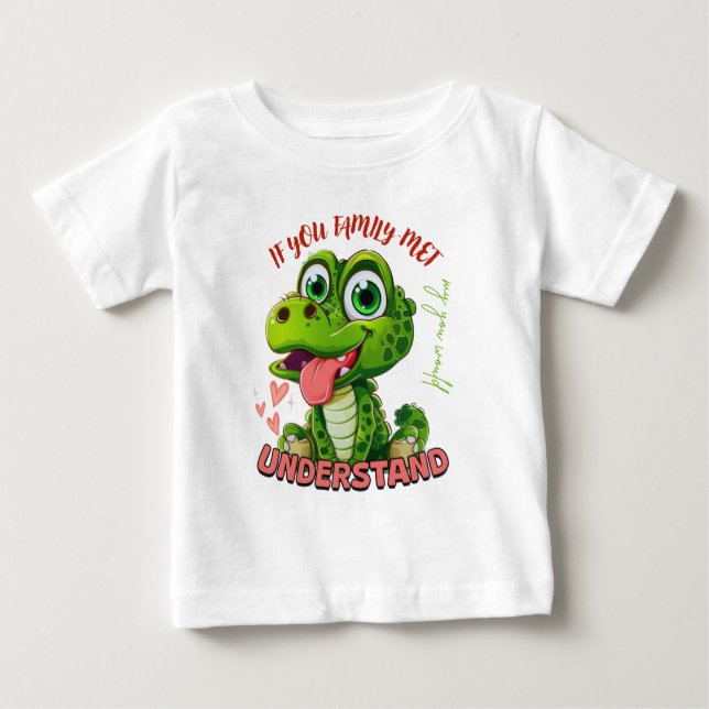 Para Bebê Camiseta (Frente)