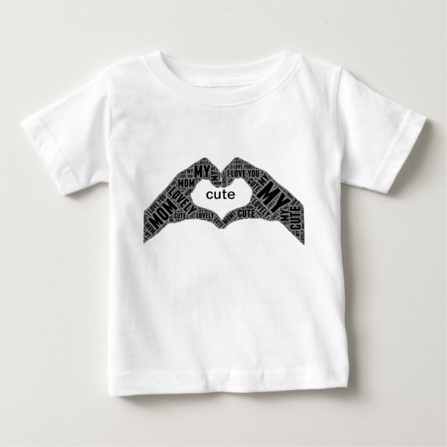 Para Bebê camiseta  (Frente)