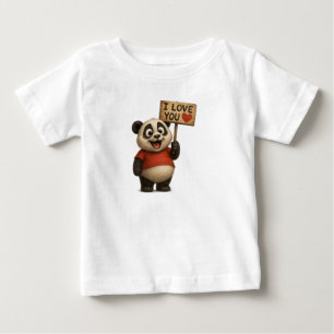 Para Bebê Camiseta Adorável Bear Trio Kids - Panda, Bea Pola