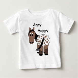Para Bebê Camiseta Appy Happy Blanket Appaloosa