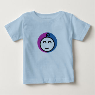 Para Bebê Camiseta Azul Baby (0-24M)