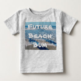 Para Bebê Camiseta Baby Beach Bum