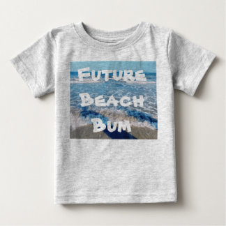 Para Bebê Camiseta Baby Beach Bum