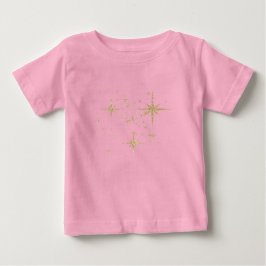 Para Bebê Camiseta Baby Glitter