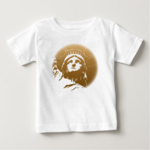Para Bebê Camiseta Baby Nova York NYC Estátua da Liberdade L