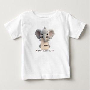 Para Bebê Camiseta Básica Masculina