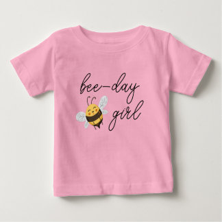 Para Bebê Camiseta Bee Day