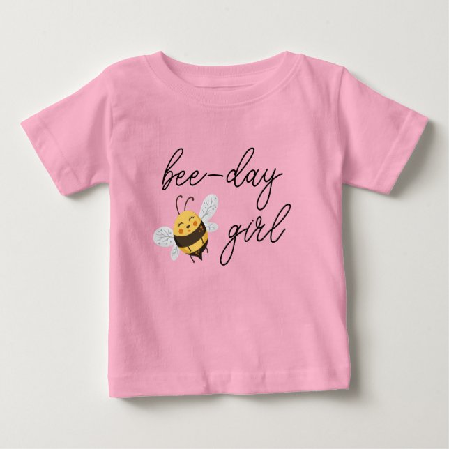 Para Bebê Camiseta Bee Day (Frente)