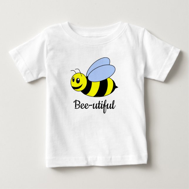 Para Bebê Camiseta "Bee-Util" (Frente)