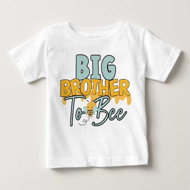 Para Bebê Camiseta Big Brother to Bee (Frente)