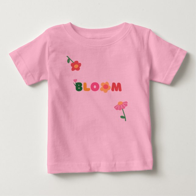 Para Bebê Camiseta Bloom (Frente)