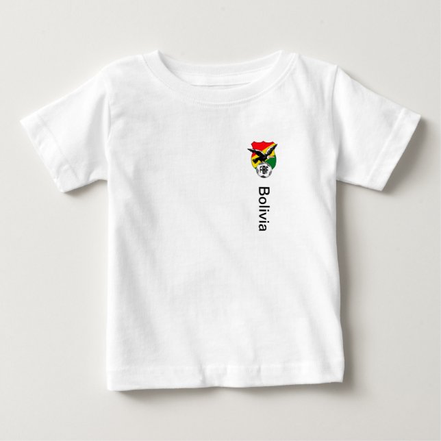 Para Bebê Camiseta Bolivia (Frente)