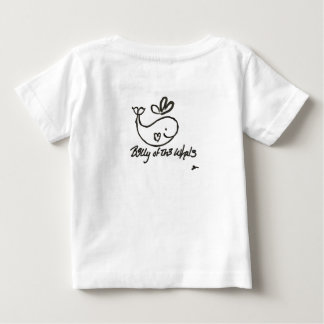 Para Bebê Camiseta branca básica B3lly