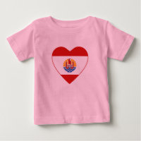 Camiseta Cardíaca da Polinésia Francesa