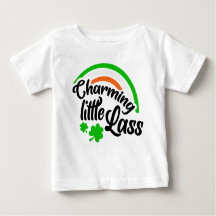 Camiseta Charming Little Lass Baby