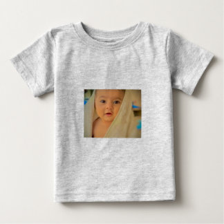 Para Bebê Camiseta com Design de Arte de Rosto Minimalista A