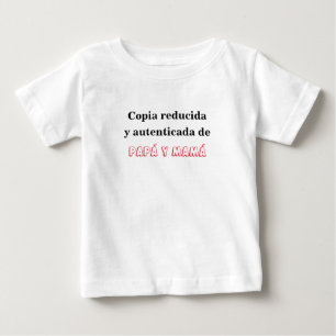 Para Bebê Camiseta Copia reducida 