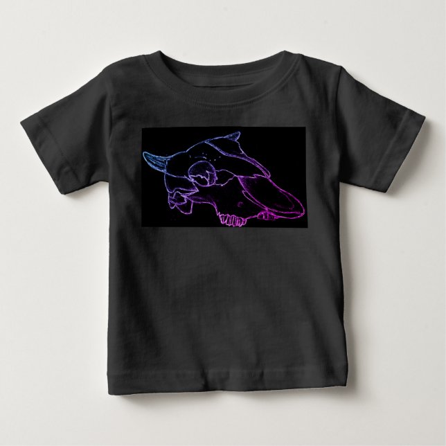 Para Bebê Camiseta Criança Bison (Frente)
