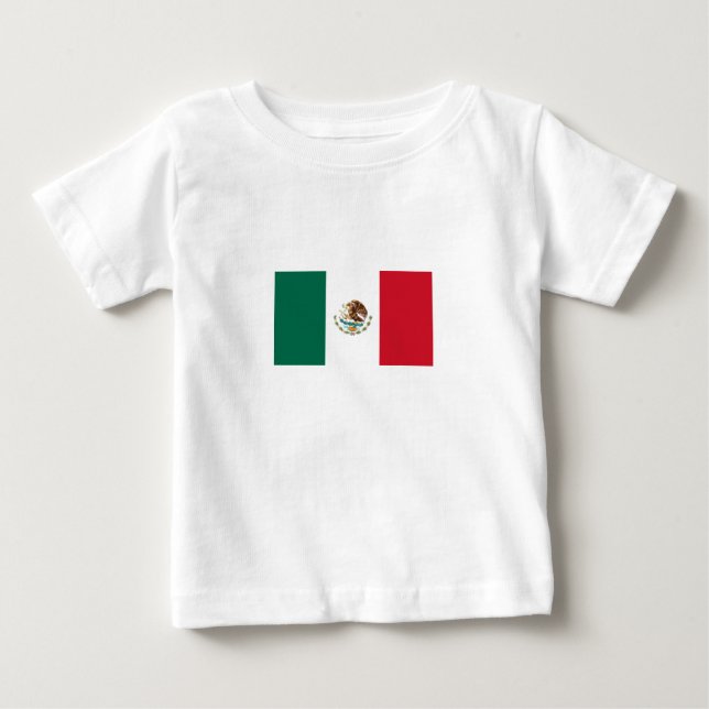 Para Bebê Camiseta Criança de Sinalizador do México (Frente)