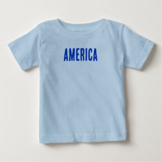 Para Bebê Camiseta da América