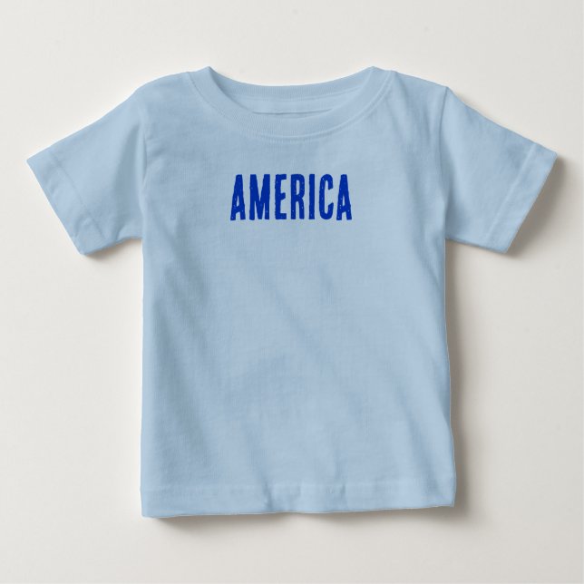 Para Bebê Camiseta da América (Frente)