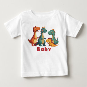 Para Bebê Camiseta da Família Dinossauro (bebê)