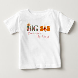 Para Bebê Camiseta da irmã mais velha