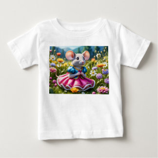 Para Bebê Camiseta da Princesa Rato