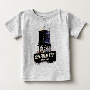 Para Bebê Camiseta da Torre Nova Iorque