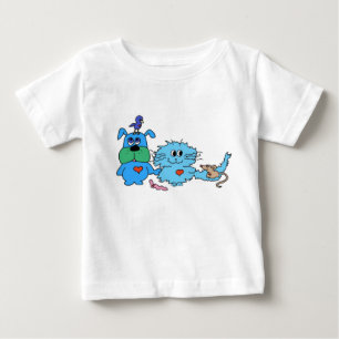 Para Bebê Camiseta das criaturas lindas