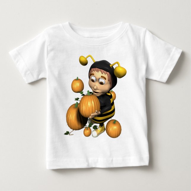 Para Bebê Camiseta de abelha de abóbora (Frente)