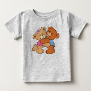 Para Bebê Camiseta de abraço/Camiseta de blusa fina de Jers