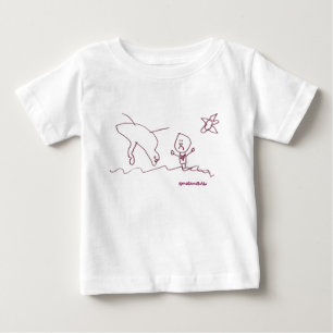 Para Bebê Camiseta de Alien Deve Ser