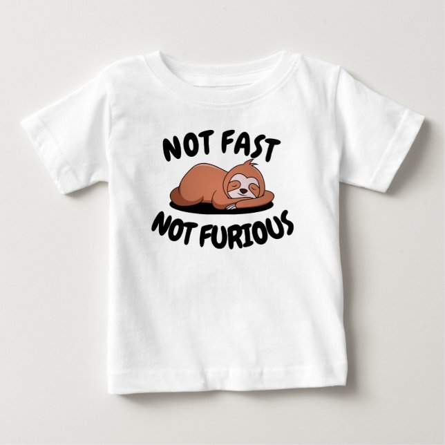Para Bebê Camiseta de animais giro e engraçado (Frente)