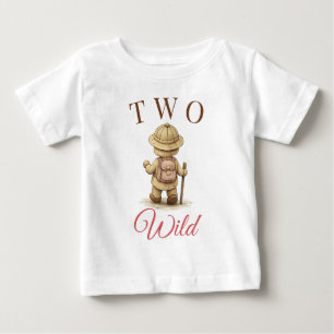 Para Bebê Camiseta de aniversário com design de exploradora