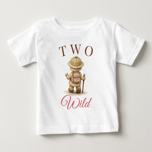 Para Bebê Camiseta de aniversário com design de exploradora  (Frente)