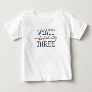 Para Bebê Camiseta de Aniversário de Pesca O-Peixe-Almente Q