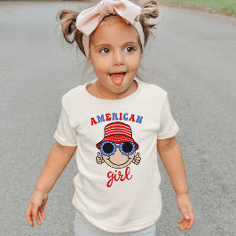 Para Bebê Camiseta de Balde Bela-Americana
