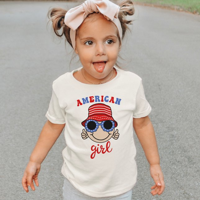 Para Bebê Camiseta de Balde Bela-Americana (Criador carregado)
